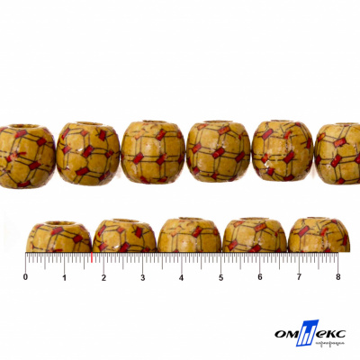 0189-Бусины деревянные "ОмТекс", 17 мм, упак.50+/-3шт - купить в Кисловодске. Цена: 83.66 руб.