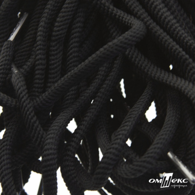 Шнурки #106-09, круглые 130 см, цв.чёрный - купить в Кисловодске. Цена: 21.92 руб.