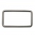 Рамка металлическая прямоугольная, 40 х 15 мм- тём.никель - купить в Кисловодске. Цена: 4.60 руб.