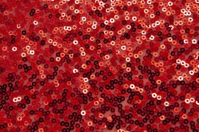 Сетка с пайетками №18, 188 гр/м2, шир.130см, цвет красный - купить в Кисловодске. Цена 371 руб.