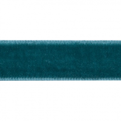 Лента бархатная нейлон, шир.12 мм, (упак. 45,7м), цв.65-изумруд - купить в Кисловодске. Цена: 392 руб.