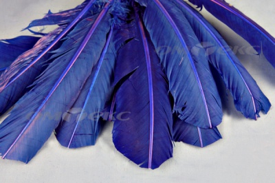 Декоративный Пучок из перьев, перо 23см/синий - купить в Кисловодске. Цена: 12.34 руб.
