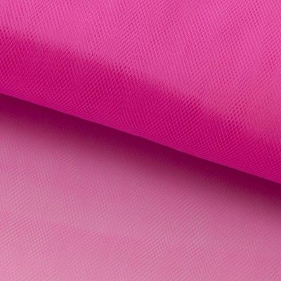 Фатин матовый 16-31, 12 гр/м2, шир.300см, цвет барби розовый - купить в Кисловодске. Цена 100.92 руб.