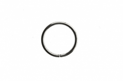 Кольцо металлическое d-15 мм, цв.-никель - купить в Кисловодске. Цена: 2.45 руб.