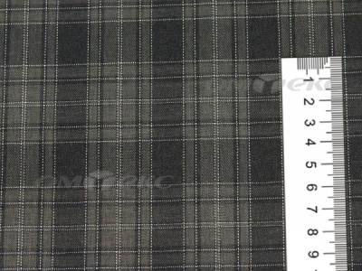 Ткань костюмная клетка 25235 2004, 185 гр/м2, шир.150см, цвет серый/бел - купить в Кисловодске. Цена 