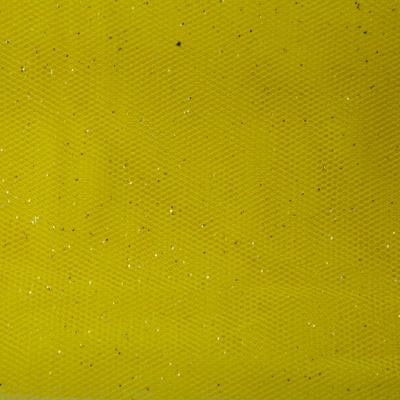 Сетка Глиттер, 24 г/м2, шир.145 см., желтый - купить в Кисловодске. Цена 117.24 руб.
